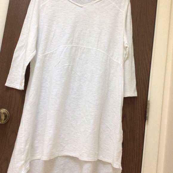NEW Cut Loose white swing tunic top cotton linen, artsy, sz XL - Picture 13 of 13